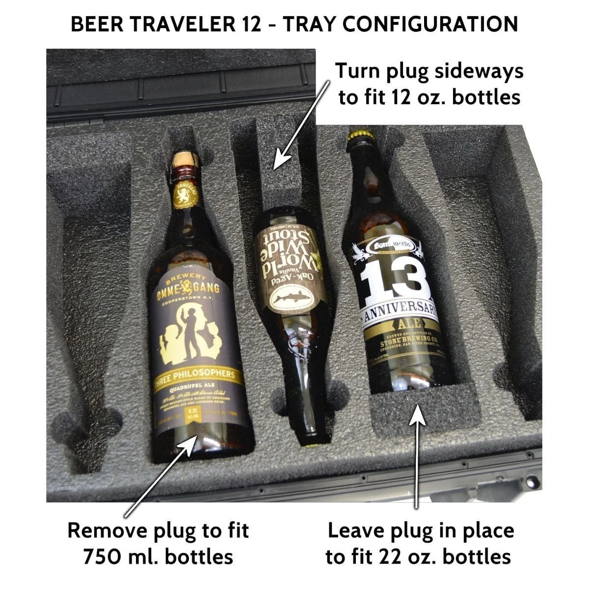 Waterproof Heavy Duty Wheeled Alcohol Travel Case - Beer And Wine Carrying Case Includes Custom Foam Insert Bottle Holder 6 Waterproof Heavy Duty Wheeled Alcohol Travel Case - Beer And Wine Carrying Case Includes Custom Foam Insert Bottle Holder - Image 6