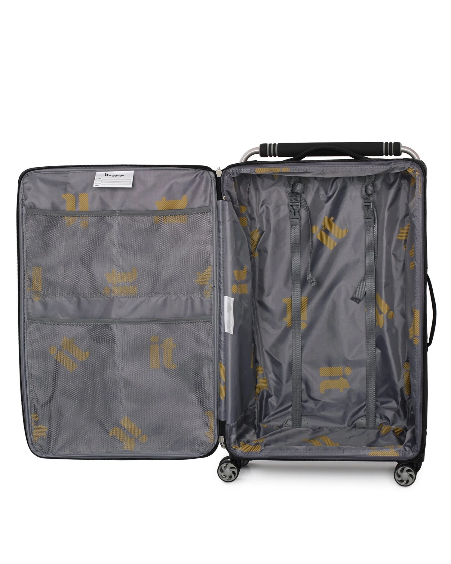 It Luggage World's Lightest Accent 8 Wheel 3 Piece Set, Black 5 It Luggage World's Lightest Accent 8 Wheel 3 Piece Set, Black - Image 5