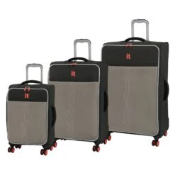 It Luggage 21.5" Filament 8-Wheel Carry-on, Grey Rhapsody 11 It Luggage 21.5" Filament 8-Wheel Carry-on, Grey Rhapsody -Luggage Factory 81M xExSeGL