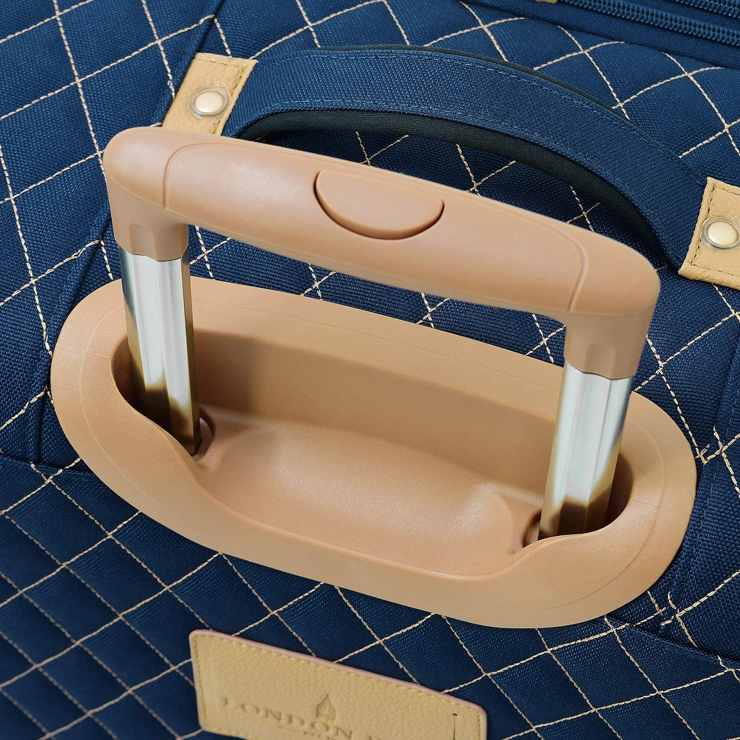 London Fog Queensbury 20" Spinner Carry-On, Navy 4 London Fog Queensbury 20" Spinner Carry-On, Navy - Image 4