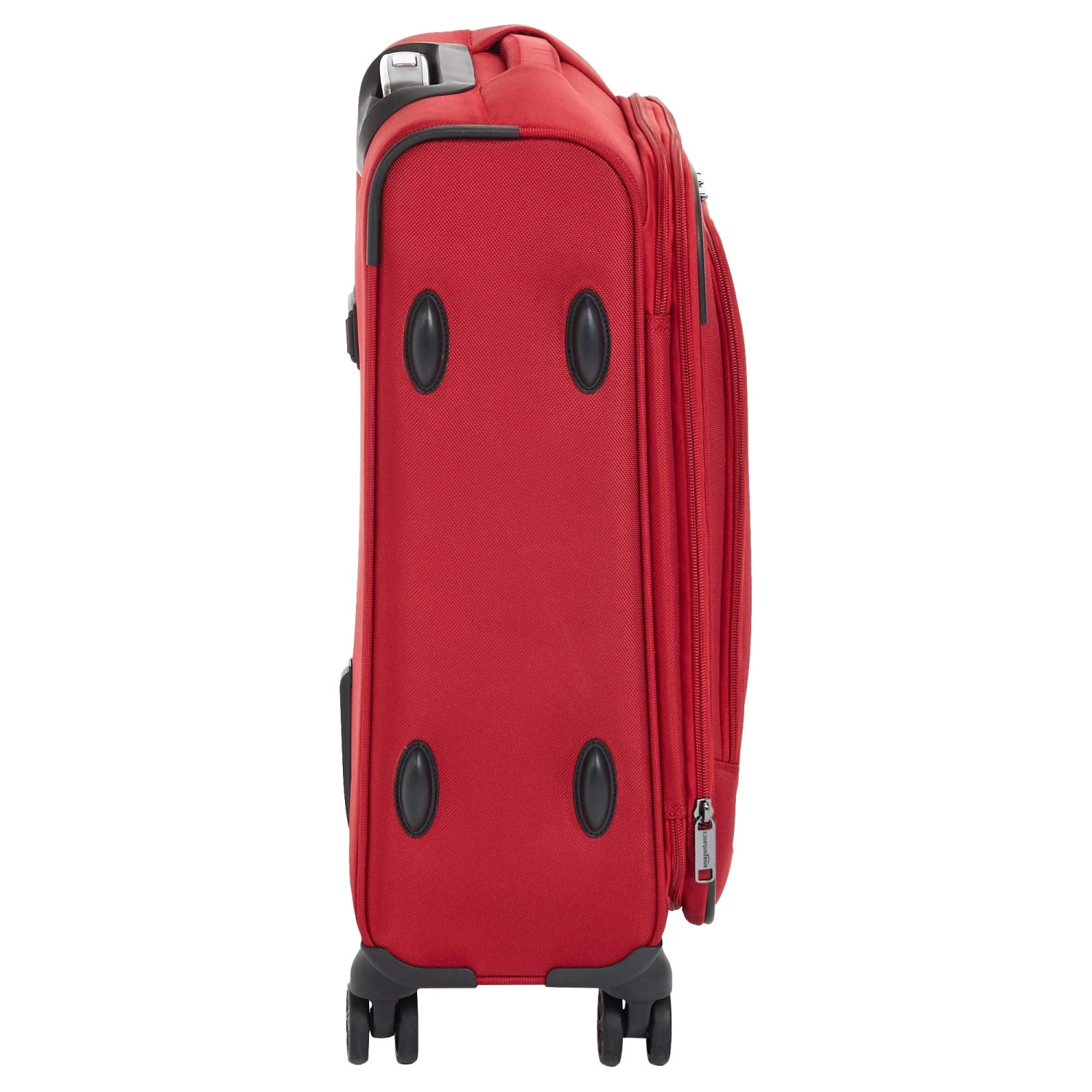 AmazonBasics Expandable Softside Carry-On Spinner Luggage Suitcase With TSA Lock And Wheels - 21 Inch, Red 3 AmazonBasics Expandable Softside Carry-On Spinner Luggage Suitcase With TSA Lock And Wheels - 21 Inch, Red - Image 3