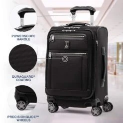 Travelpro Luggage Platinum Elite 20" Carry-on Expandable Business Spinner W/USB Port, Shadow Black 13 Travelpro Luggage Platinum Elite 20" Carry-on Expandable Business Spinner W/USB Port, Shadow Black -Luggage Factory 81kAlmxPhPL