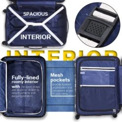 COOLIFE Luggage Expandable(only 28") Suitcase PC+ABS Spinner Built-in TSA Lock 20in 24in 28in Carry On (Charcoal, S(20in_Carry On)) -Luggage Factory 81pcUXF0sPL