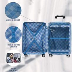 Travelpro Maxlite 5 Expandable Carry-on Spinner Hardside Luggage, Azure Blue 10 Travelpro Maxlite 5 Expandable Carry-on Spinner Hardside Luggage, Azure Blue -Luggage Factory 81wJ9AdJpcL 6df05fec be10 4ede a9d1 526a0243c373