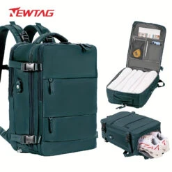 Large Travel Backpack, Waterproof Carry On Backpack, Hiking Backpack, Outdoor Sports Rucksack Portable Luggage Backpack With USB Charging Port Shoes Compartment, School Bag Fit 14 Inch To 17 Inch Laptops 23 Large Travel Backpack, Waterproof Carry On Backpack, Hiking Backpack, Outdoor Sports Rucksack Portable Luggage Backpack With USB Charging Port Shoes Compartment, School Bag Fit 14 Inch To 17 Inch Laptops -Luggage Factory 8a494e02ba1f541a2ab8013d81c0db1d 3c410c86 ddd3 4f85 bc94 2b959970f3fd