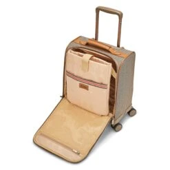 Hartmann Herringbone Deluxe Underseat Carry On Spinner, Terracotta -Luggage Factory 91I1ryK1meL