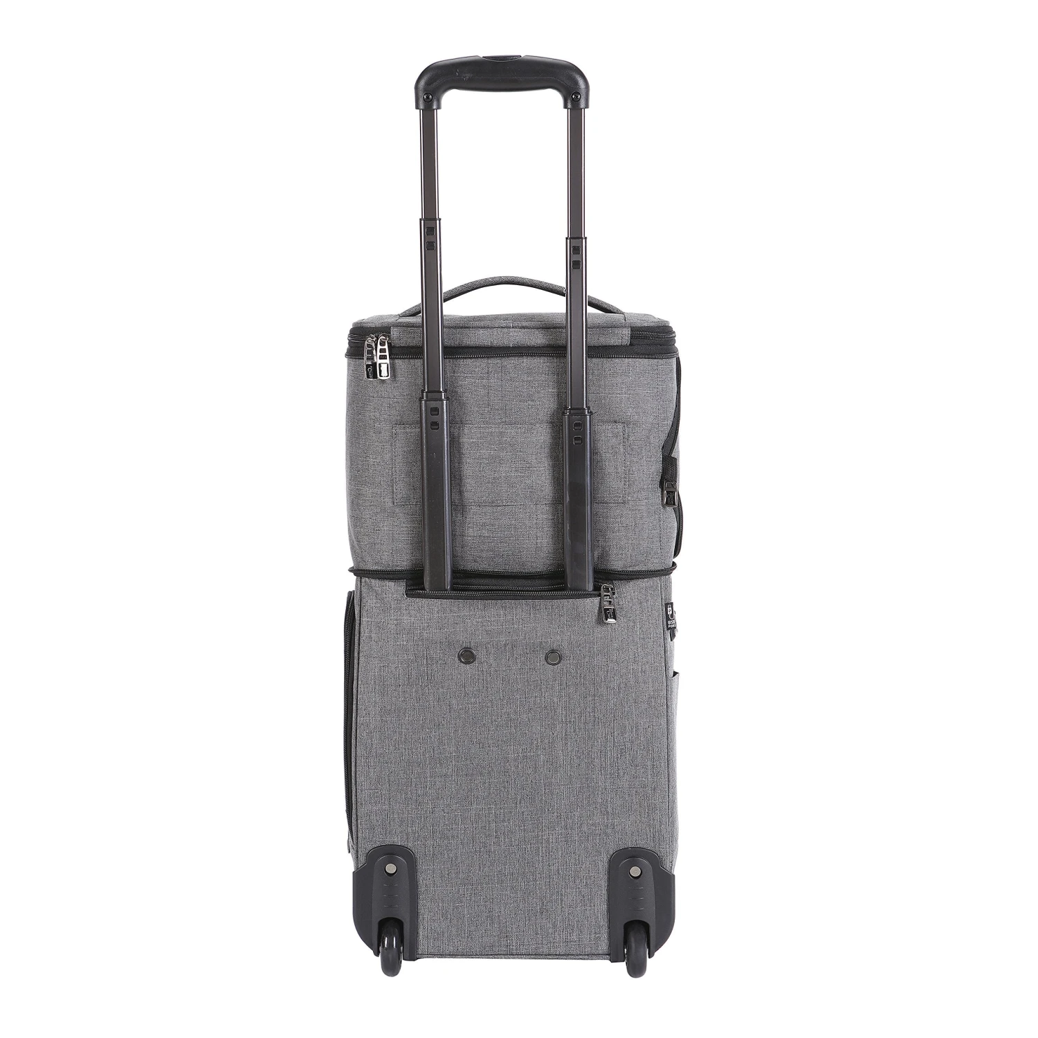 Travelers Club Luggage 17" Top Expandable Underseater W/Side USB Port Connector, Dark Gray Suitcase, Carry 7 Travelers Club Luggage 17" Top Expandable Underseater W/Side USB Port Connector, Dark Gray Suitcase, Carry - Image 7