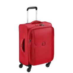 Delsey Suitcase, Red (Rouge)