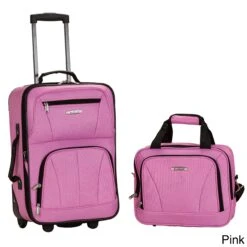 Rockland New Generation 2-Piece Lightweight Carry-On Softsided Luggage Set Charcoal -Luggage Factory 91 2Bj6jrcMJL