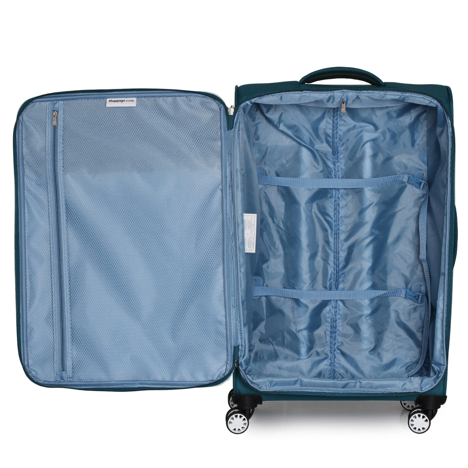 It Luggage 21.5" Filament 8-Wheel Carry-on, Louisiana Blues 4 It Luggage 21.5" Filament 8-Wheel Carry-on, Louisiana Blues - Image 4