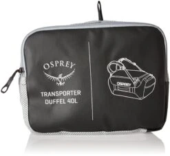 Osprey Packs Transporter 40 Expedition Duffel, Black, One Size -Luggage Factory 91d2 Eg 2BSqL