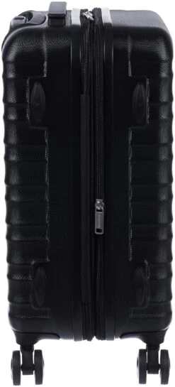 AmazonBasics Hardside Carry On Spinner Travel Luggage Suitcase - 21 Inch, Black -Luggage Factory 91l 2B8tnJBvL