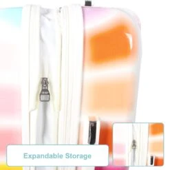 Steve Madden Cubic Luggage Sets 3 Piece Hardside Suitcase With Spinner Wheels -Luggage Factory 91pD7FOYTKL