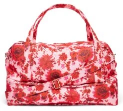 Ban.do Getaway Traveler Bag, Duffle Bag With Shoe Compartment And Removable/Adjustable Shoulder Strap, Potpourri