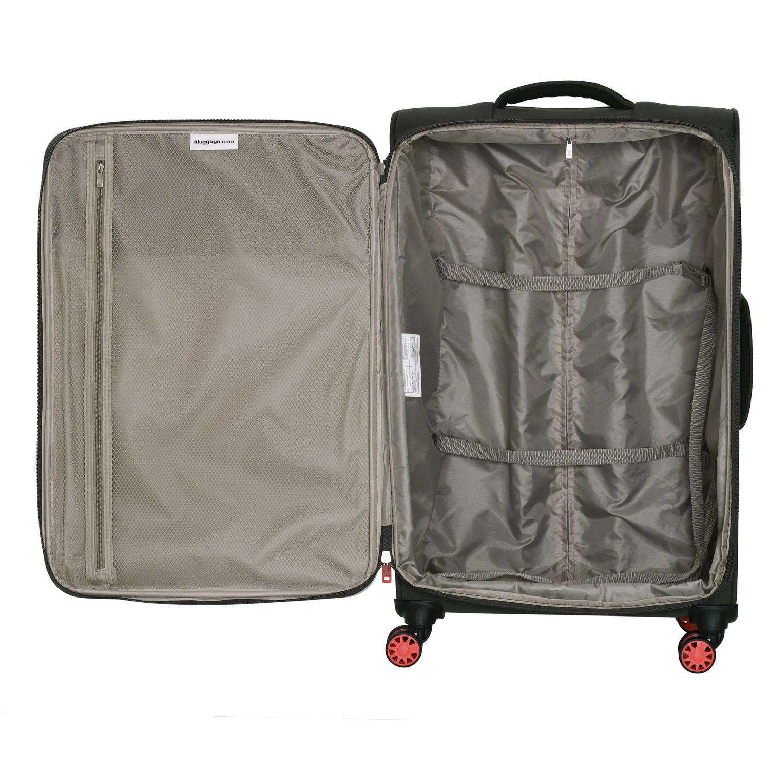 It Luggage 21.5" Filament 8-Wheel Carry-on, Grey Rhapsody 4 It Luggage 21.5" Filament 8-Wheel Carry-on, Grey Rhapsody - Image 4