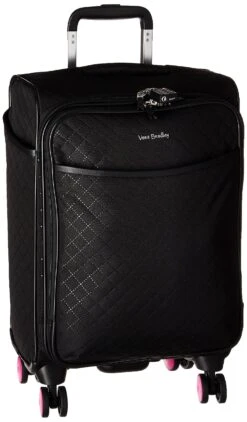 Vera Bradley Softside Small Spinner, Classic Black
