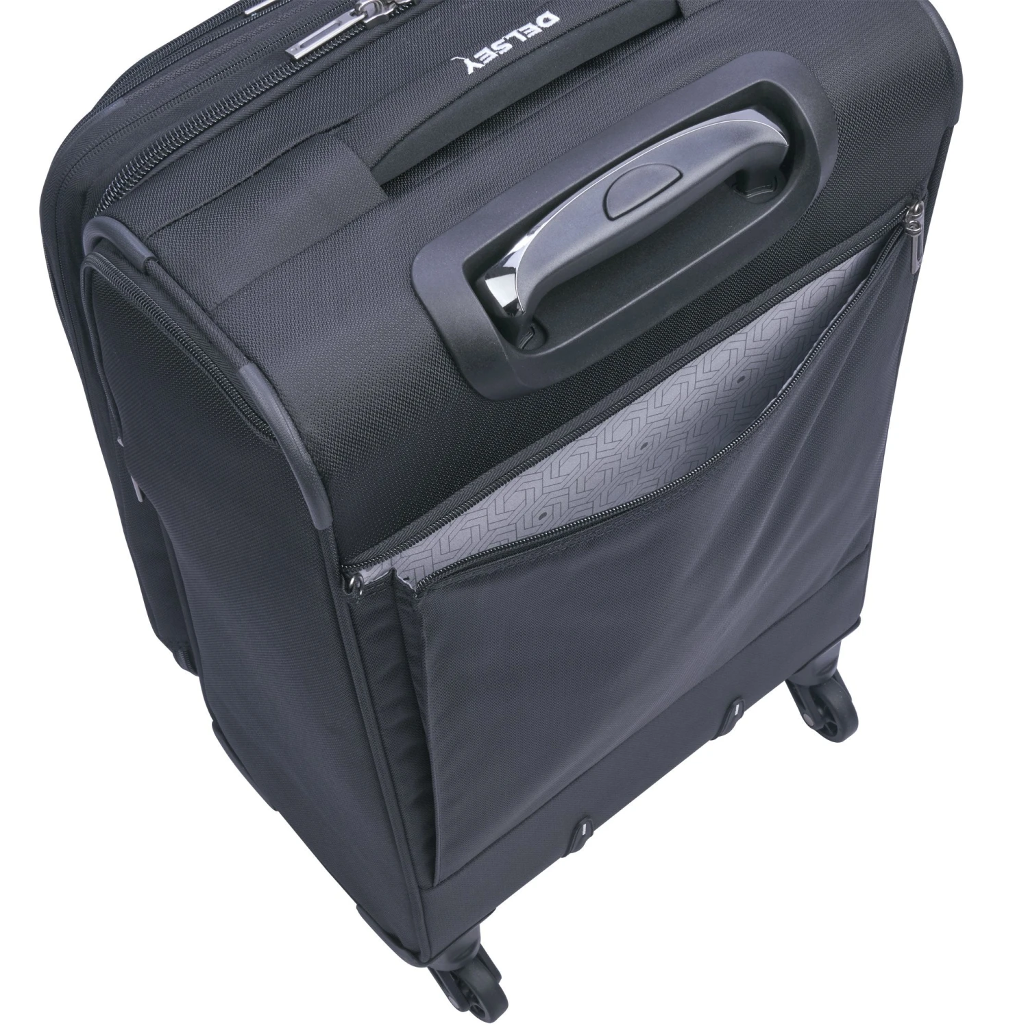 Delsey Paris Luggage Sky Max Carry On Expandable Spinner Suitcase, Black 3 Delsey Paris Luggage Sky Max Carry On Expandable Spinner Suitcase, Black - Image 3