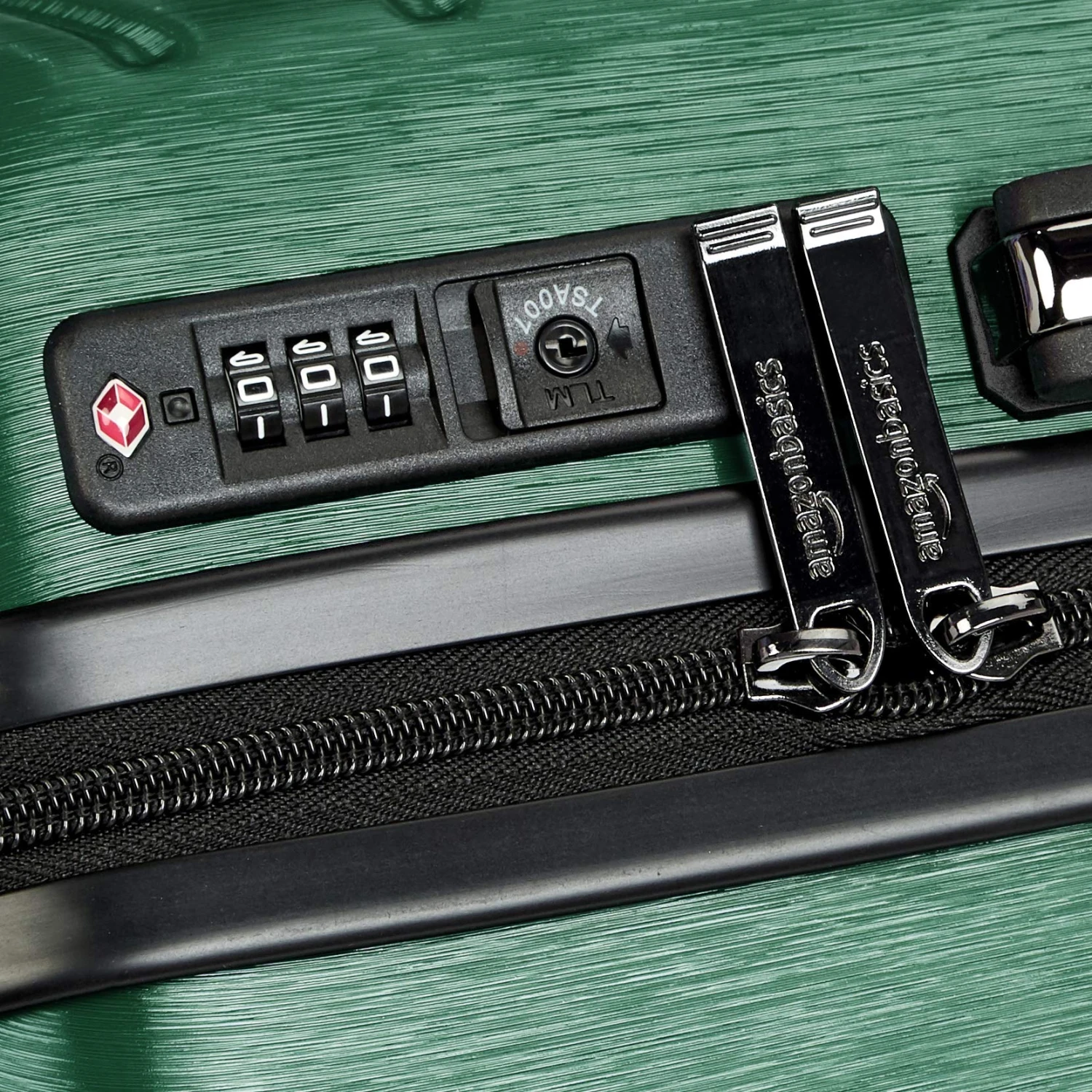 AmazonBasics Geometric Luggage 18-inch International Carry-on, Green 3 AmazonBasics Geometric Luggage 18-inch International Carry-on, Green - Image 3