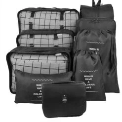 Packing Cubes Travel Luggage Organizer | Travel Organizer Storage -Luggage Factory Packing Cubes for Suitcases 8 9pcs Travel Packing Cubes Travel Luggage Bags Waterproof Clothes Socks Shoes.jpg 640x640 0f94f0b4 6b22 4c4c b872 5c14b06828ed