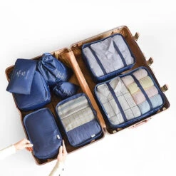 Packing Cubes Travel Luggage Organizer | Travel Organizer Storage -Luggage Factory Packing Cubes for Suitcases 8 9pcs Travel Packing Cubes Travel Luggage Bags Waterproof Clothes Socks Shoes.jpg 640x640 1094d3d9 a373 45aa 9e4d acb7bcac156d