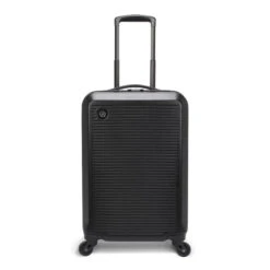 20 Inch Hard Side Carry-On Spinner Luggage, Black Matte Finish (Walmart.com Exclusive)