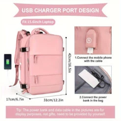 Large Travel Backpack, Waterproof Carry On Backpack, Hiking Backpack, Outdoor Sports Rucksack Portable Luggage Backpack With USB Charging Port Shoes Compartment, School Bag Fit 14 Inch To 17 Inch Laptops 28 Large Travel Backpack, Waterproof Carry On Backpack, Hiking Backpack, Outdoor Sports Rucksack Portable Luggage Backpack With USB Charging Port Shoes Compartment, School Bag Fit 14 Inch To 17 Inch Laptops -Luggage Factory be367818 f8ba 48b6 b39f 35c30dadcc77 1200x1200 416a9b99 fba0 4851 9daa b1276f5752e2