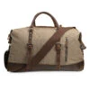 Ecosusi Vintage Canvas Sport Tote Gym Bag Overnight Shoulder Bag Weekend Travel Duffel Bag