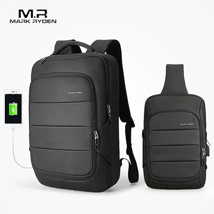 Mark Ryden Man Backpack Chest Bag Waterproof Usb Recharging Backpacks Fit 15.6 Inches Laptop Fit 3 Mark Ryden Man Backpack Chest Bag Waterproof Usb Recharging Backpacks Fit 15.6 Inches Laptop Fit - Image 3