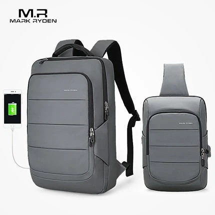 Mark Ryden Man Backpack Chest Bag Waterproof Usb Recharging Backpacks Fit 15.6 Inches Laptop Fit 2 Mark Ryden Man Backpack Chest Bag Waterproof Usb Recharging Backpacks Fit 15.6 Inches Laptop Fit - Image 2