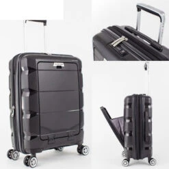 20/24Inch Computer Interlayer Waterproof Rolling Luggage 100% Pp Trolley Solid Travel Bag -Luggage Factory product image 905044033