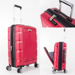 20/24Inch Computer Interlayer Waterproof Rolling Luggage 100% Pp Trolley Solid Travel Bag -Luggage Factory product image 905044036