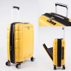 20/24Inch Computer Interlayer Waterproof Rolling Luggage 100% Pp Trolley Solid Travel Bag -Luggage Factory product image 905044040