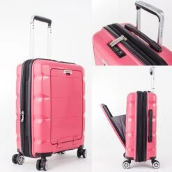 20/24Inch Computer Interlayer Waterproof Rolling Luggage 100% Pp Trolley Solid Travel Bag -Luggage Factory product image 905044043