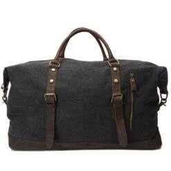 Canvas Leather Men Travel Bags Carry On Luggage Bags Men Duffel Tote Large Capacity Weekend Bag 9 Canvas Leather Men Travel Bags Carry On Luggage Bags Men Duffel Tote Large Capacity Weekend Bag -Luggage Factory product image 906439740